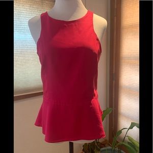 EXPRESS Top, fully lined Fuchsia Sz M, sleeveless